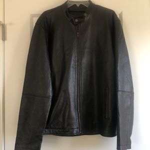 Men’s 2XL The Leather Co Black Jacket